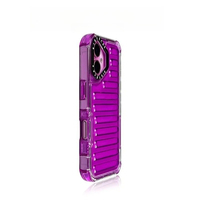 Casing iPhone 17 Pro Max Transparan Hijau Kapsul Bantalan Udara Anti Benturan Kompatibel Dengan Casing Ponsel iPhone 16 15 14 13 12