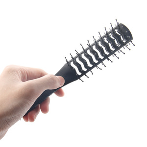 Peigne à cheveux pour homme, à dents larges, en plastique, pour cheveux raides et bouclés vers l'intérieur, usage domestique - Product Image 1