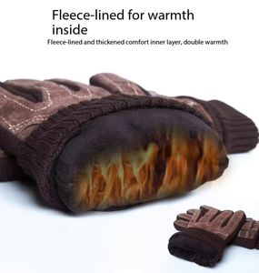Gants d'équitation d'hiver pour hommes Offre Spéciale Plus écran tactile épaissi et imperméable en velours résistant au froid pour le ski cyclisme en plein air - Product Image 4
