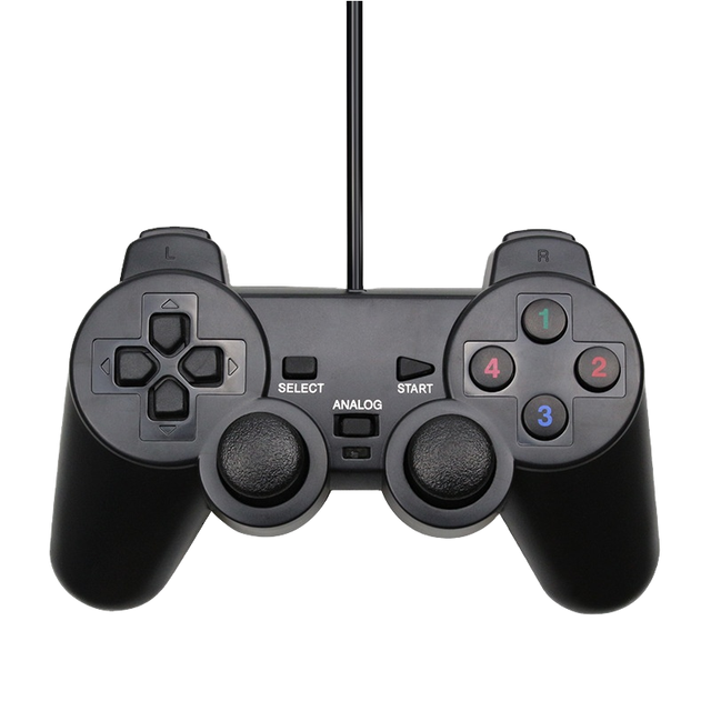 USB Wired Game Controller Gamepad Joystick for PC Computer Laptop Arcade Vibration Gaming Joystick