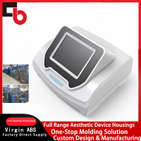 Boîtier en plastique ABS moulé par injection sur mesure pour machine médicale de bureau OEM, pour instrument de test de laboratoire et de beauté