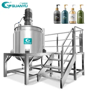 High shear stainless steel 304 316L 500L 1000L 2000L 20 Years factory directly shampoo making machine