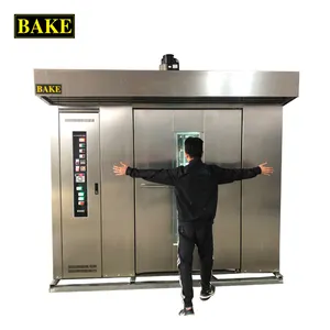 32 64 trays diesel rotary rack oven 64 trays gas rotary oven