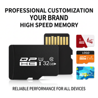 Carte mémoire TF personnalisée avec logo, prix le plus bas, 16 Go, 32 Go, 64 Go, 128 Go, 256 Go, cartes de stockage, clé USB pour PC, MP4, appareil photo, téléphone portable
