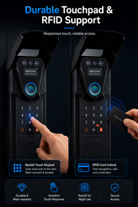 Cerradura de Seguridad para Puerta Exterior SINON, Cerradura Mecánica Antirrobo para Puertas Metálicas - Product Image 2