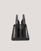 Meuble de bureau design moderne en bois de chêne anthracite avec style latéral pour ordinateur portable