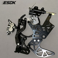 Kit de frein à pied pour Surron Light Bee X LBX, système de freinage à double étrier pour la modification du frein à pied Light Bee X