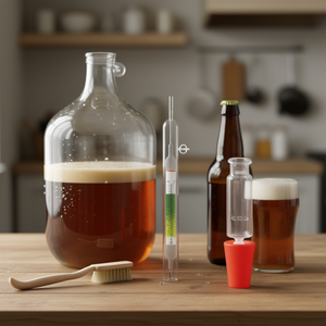 Entonnoir de fermentation avec bouchon en caoutchouc pour kits de brassage maison - Product Image 3