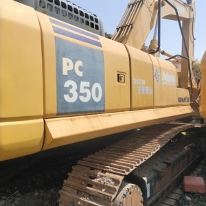 Excavatrice hydraulique Komatsu PC350 d'occasion, 35 tonnes, type chenilles, machine de construction, performances stables, vente à prix réduit. - Product Image 4