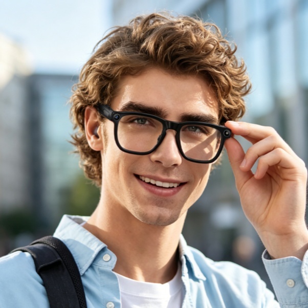 Wearable AI Translation Glasses 13MP HD Camera Sunglasses for Photo, Video & Audio Recording NOVATEK Real Time AI Smart Glasses