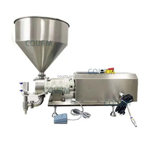 Machine de remplissage de pompe rotative à haute viscosité pour la <span class=keywords><strong>mayonnaise</strong></span> de sauce de poisson de shampooing avec la machine de remplissage de crème de chauffage et de mélange - Product Image 2