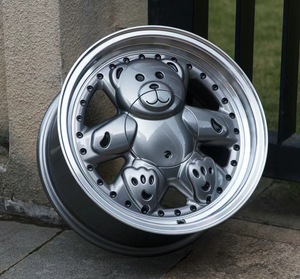 Jiangzao roue de coulée en alliage d'aluminium ours en peluche roues jantes mignonnes pour mini voiture 4x100 15 pouces - Product Image 4
