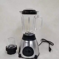 Pengolah Makanan Perdagangan Luar Negeri Lintas Batas Blender Rumah Tangga Juicer Penggiling Listrik Stainless Steel Penggiling Daging 1500W 1.5L