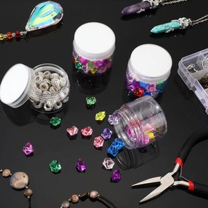 <b>Plastic</b> <b>Jars</b> Manufacture with Silver/Gold/Rose Golden Aluminum Lid for Cream or Food - Product Image 4