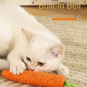 Giocattolo auto-attrattivo per gatti: Bastoncino anti-noia con campanello per gattini, ideale per mordere e schiacciare, per uso interno - Product Image 3