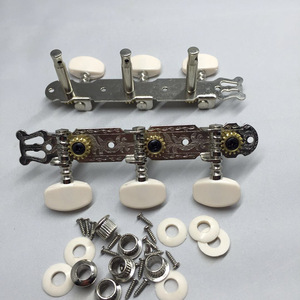<span class=keywords><strong>Guitare</strong></span> électrique folk, manivelles d'accordage fermées triples argentées longues, accessoire d'instrument <span class=keywords><strong>de</strong></span> musique en ABS - Product Image 1