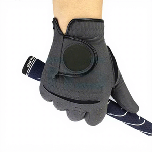 ถุงมือกอล์ฟมือขวา หนังไมโครไฟเบอร์ กันลื่น กีฬา ผู้ชาย สวมใส่ได้ สีเทา - Product Image 1