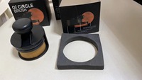 Pinceaux de maquillage pour fond de teint, blush, poudre, pinceaux de maquillage professionnels en cuir, tableau de bord, garniture, pinceau applicateur de brillance des pneus