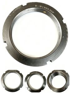 Écrou de blocage de précision de type G, Bense, zingué, hexagonal, métrique, entièrement fileté - Product Image 1