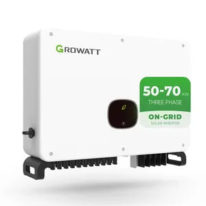 Growatt Ups 3 Phase Think Power Onduleur solaire basse fréquence 120 V Ac 50Kw 60Kw Onduleur solaire sur réseau