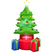 사용자 정의 실내 야외 장식 크리스마스 풍선 선물 장난감 산타 클로스 풍선 크리스마스 트리