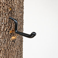 Crochet d'accessoire pour arc à pointe acérée, facilement fixable au support d'arbre et aux supports de tir à l'arc, pour la chasse