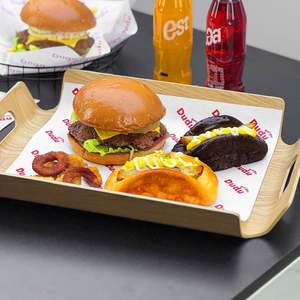 Customizable Biodegradable Eco-Friendly Greaseproof Waterproof Recyclable <b>Burger</b> Sandwich <b>Wrapping</b> Kraft <b>Paper</b> - Product Image 5