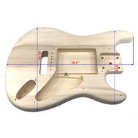 Corps de guitare électrique bricolage personnalisé en gros pour kit de guitare électrique ST bricolage multi-styles en bois à vendre