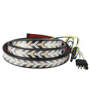 Repuestos de Moto, Barra de Luces para Camioneta de 60/48 Pulgadas, Luz Trasera Multifunción, Direccional, Luz de Freno de Flujo Continuo Tipo Espina de Pescado - Product Image 1