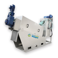 Presse à vis pour déshydratation des boues industrielles NORSEN, compacteur de boues pour boues biologiques