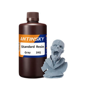 Résine standard Antinsky 1KG blanche avec une haute précision et des performances exceptionnelles pour l'impression 3D, vitesse de moulage rapide - Product Image 1