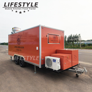 Remolque móvil para cafetería, helados, Catering, camión de comida totalmente equipado, camión de comida rápida para perros calientes, pizza, con cocina completa - Product Image 5