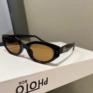 Retro Cat-eye Small <b>Frame</b> Sun Glasses for Women Premium New Sunblock Luxury Sunglasses for Women UV protection for Men Glasses - Product Image 1