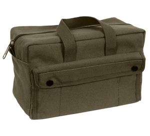 Échantillon gratuit : Sacs à outils robustes en toile pour mécaniciens, avec fermeture éclair en laiton, pour l'entretien des véhicules, les charpentiers, etc. - Product Image 2