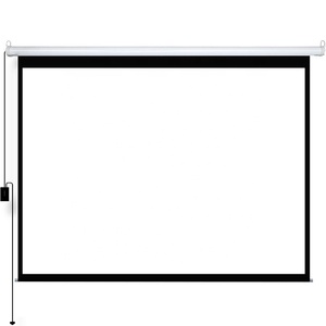 Seeball 120 inch 16:9 cơ giới màn hình <span class=keywords><strong>RF</strong></span> điều khiển từ xa điện màn hình chiếu điện tử máy chiếu màn hình nhà máy - Product Image 6