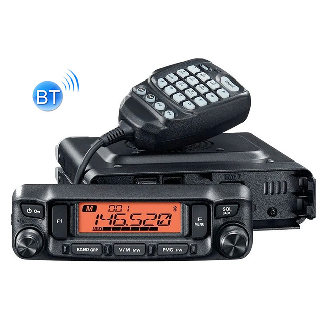 Yaesu FTM-6000R 50W Dual Band Mobile Radio Optional Bluetooth BU-4 Communication Transceiver Air Band & Wide Receive Car Radio