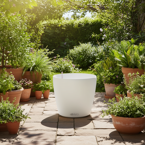 Maceta Lechuza Classico Color 28 Blanca 13190, Maceta para Exteriores Resistente a los Rayos UV para Jardinería - Product Image 2