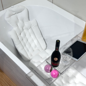 Cuscino da bagno in rete 4D di lusso all'ingrosso stile moderno supporto per il collo ergonomico con antiscivolo ispirato al bagno Spa per bambini - Product Image 5