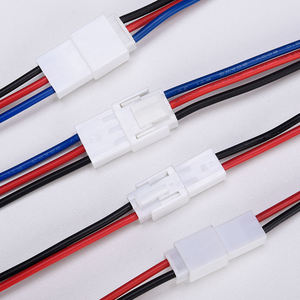 Harnes kawat kustom dengan JST VH 3.96mm 2-Pin jantan dan betina konektor keriting untuk koneksi listrik yang aman - Product Image 2