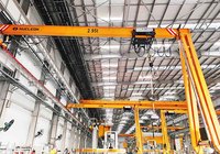Grúa pórtico móvil sobre rieles de viga simple de 5, 10, 20 y 25 toneladas, grúa semipórtico con polipasto eléctrico