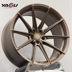Rines de Auto Forjados Personalizados en Satin Bronze Concave WF CF.3-FF R 18 19 20 21 22 Pulgadas 5x112 5x120 5x114.3 para Audi BMW Benz VW - Product Image 1