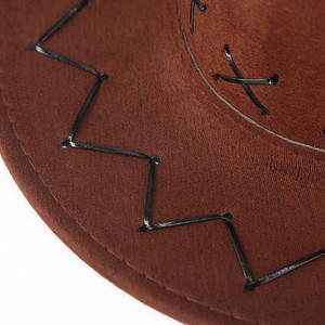 Sombrero informal <span class=keywords><strong>de</strong></span> primavera y verano para hombre y mujer, estilo <span class=keywords><strong>de</strong></span> iglesia <span class=keywords><strong>de</strong></span> Jazz <span class=keywords><strong>vikingo</strong></span> británico, fieltro elegante cómodo para fiestas, <span class=keywords><strong>lana</strong></span> hecha - Product Image 5
