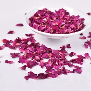 Wholesale Dry Dried Natural Red Rose Petals For Tea Dried Flowers Tea Bulk Packing