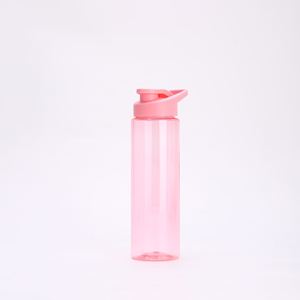 ขวดน้ำพกพาแบบใส ปลอดสาร BPA สีสันสดใส ฝาปิดแบบพลิกพร้อมหลอดดูด ป้องกันการรั่วซึม แก้วพลาสติกแบบมีหูจับ พร้อมโลโก้สั่งทำเป็นของขวัญ - Product Image 3