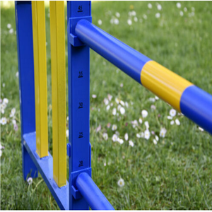 Barra doble de acero para perros al aire libre, ala de salto, ala de vallas, entrenamiento de perros, agilidad, barra de vallas directa de fábrica, proveedores de entrenamiento de perros - Product Image 5