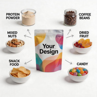 Sachet Mylar personnalisé imprimé, de qualité alimentaire, résistant aux enfants, à l'humidité et aux odeurs, refermable, pour bonbons, lait et aliments pour animaux de compagnie