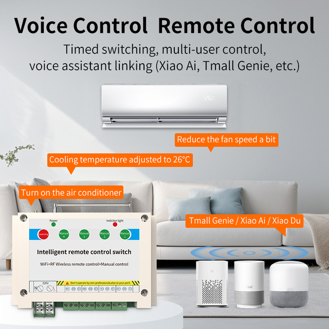 KONST WIFI Smart Switch AC220V for Motor Forward Controller Garage Door & Sliding Gate Reverse & Forward Rotation Controller