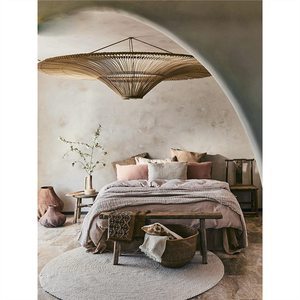 Rattan Ceiling <b>Light</b> Led Living Room Bedroom <b>Dining</b> Room Guesthouse Hotel Southeast Asian Style Wabi Sabi Retro - Product Image 5