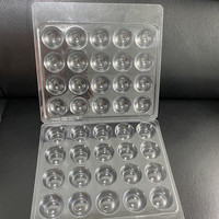 Benutzer definierte flache verpackte Papier Falt schachtel Magnet verschluss Geschenk Trüffel Schokolade Dessert Food Box mit Kunststoff Blister Tabletts Ordner