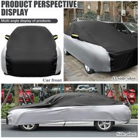 Housse de voiture en PEVA avec doublure en coton doux, imperméable, anti-poussière, protection solaire, housse de voiture extérieure OEM ODM